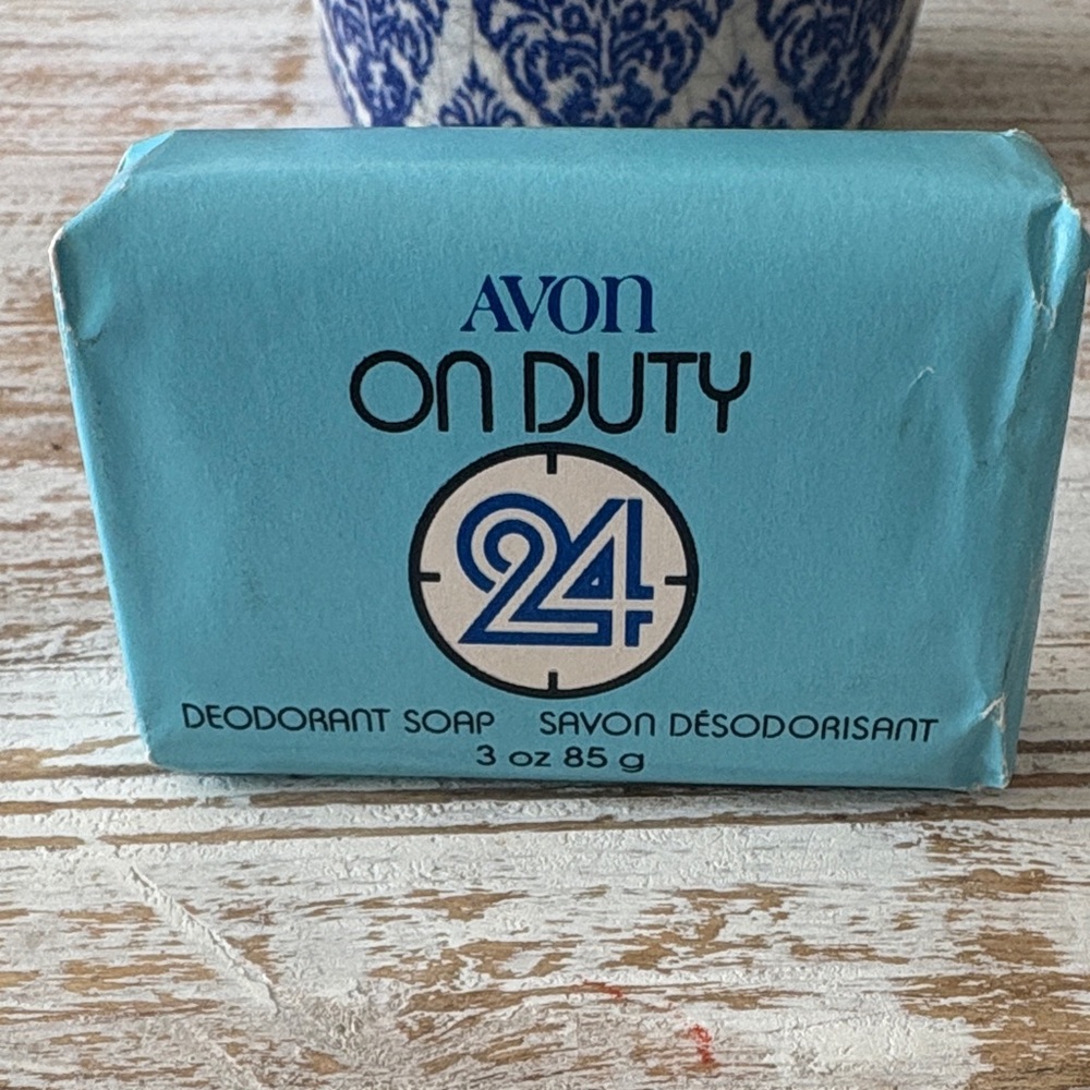 Vintage Avon On Duty 24 Deodorant Soap  NEW